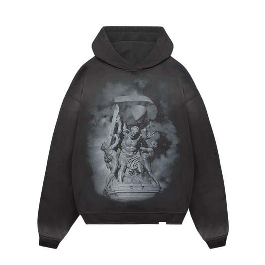 Poleron Represent Atlas Stained Black - XXL