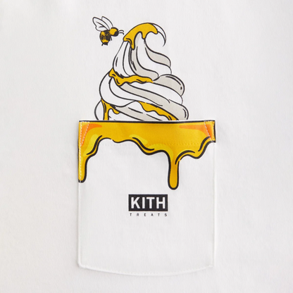 Polera Kith Treats Honey II Pocket White - L