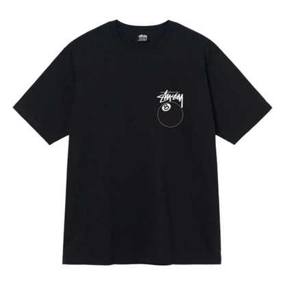 Polera Stussy 8 Ball Pig Dyed Black