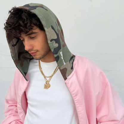 Poleron Scuffers Mask Pink Zipper