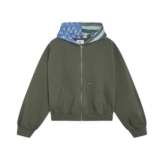 Poleron Scuffers Nowhere Green Zipped