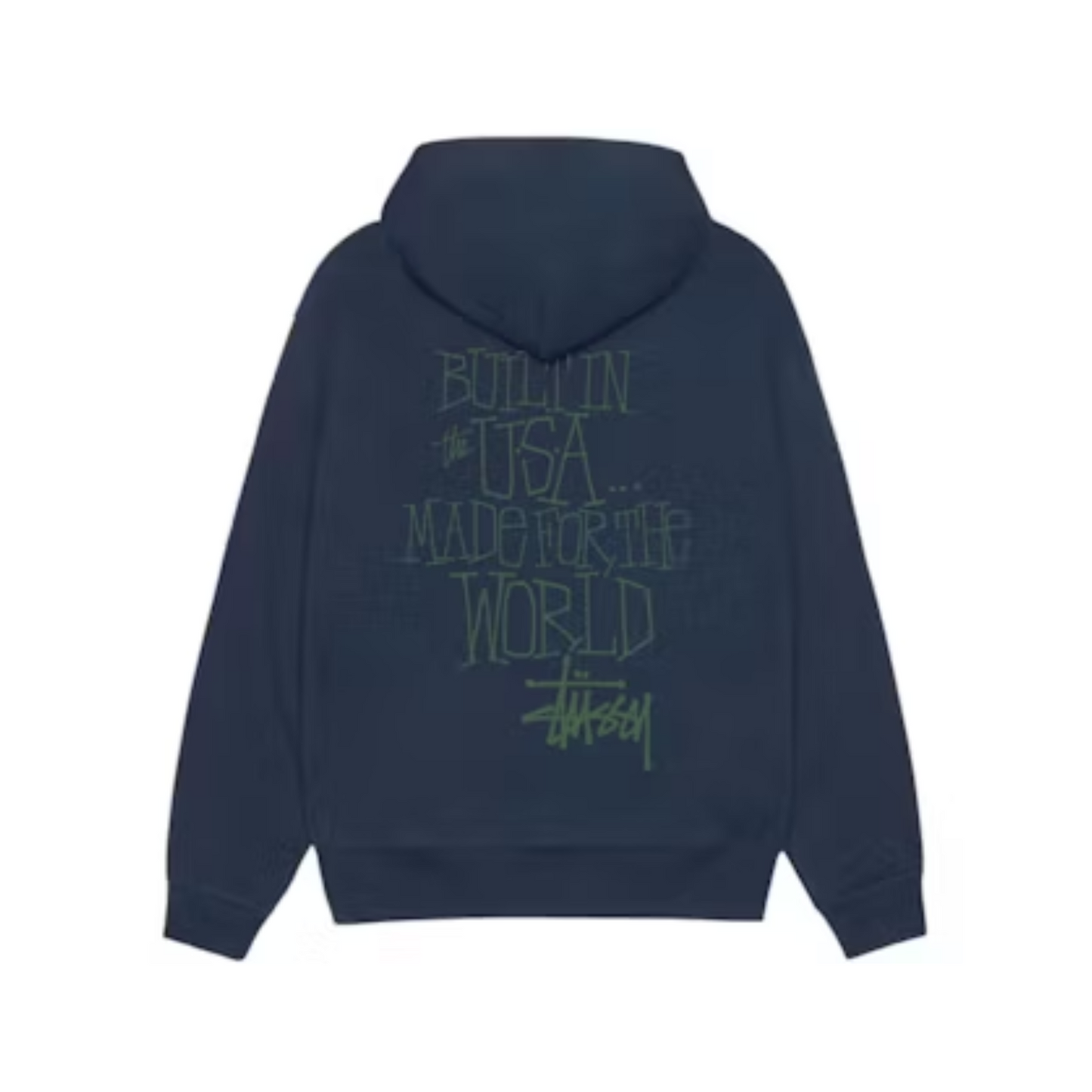 Poleron Stussy Built in Usa Navy - L