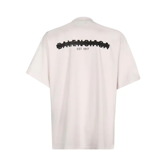 Polera Balenciaga Strike 1917 Oversized Off White