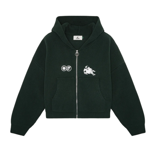 Poleron Scuffers Knit Emblem Zipper