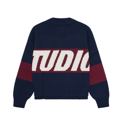 Sweater Eme Studios Thrill Indigo Knit