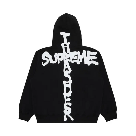 Poleron Supreme x Thrasher Zip Up Black - XL