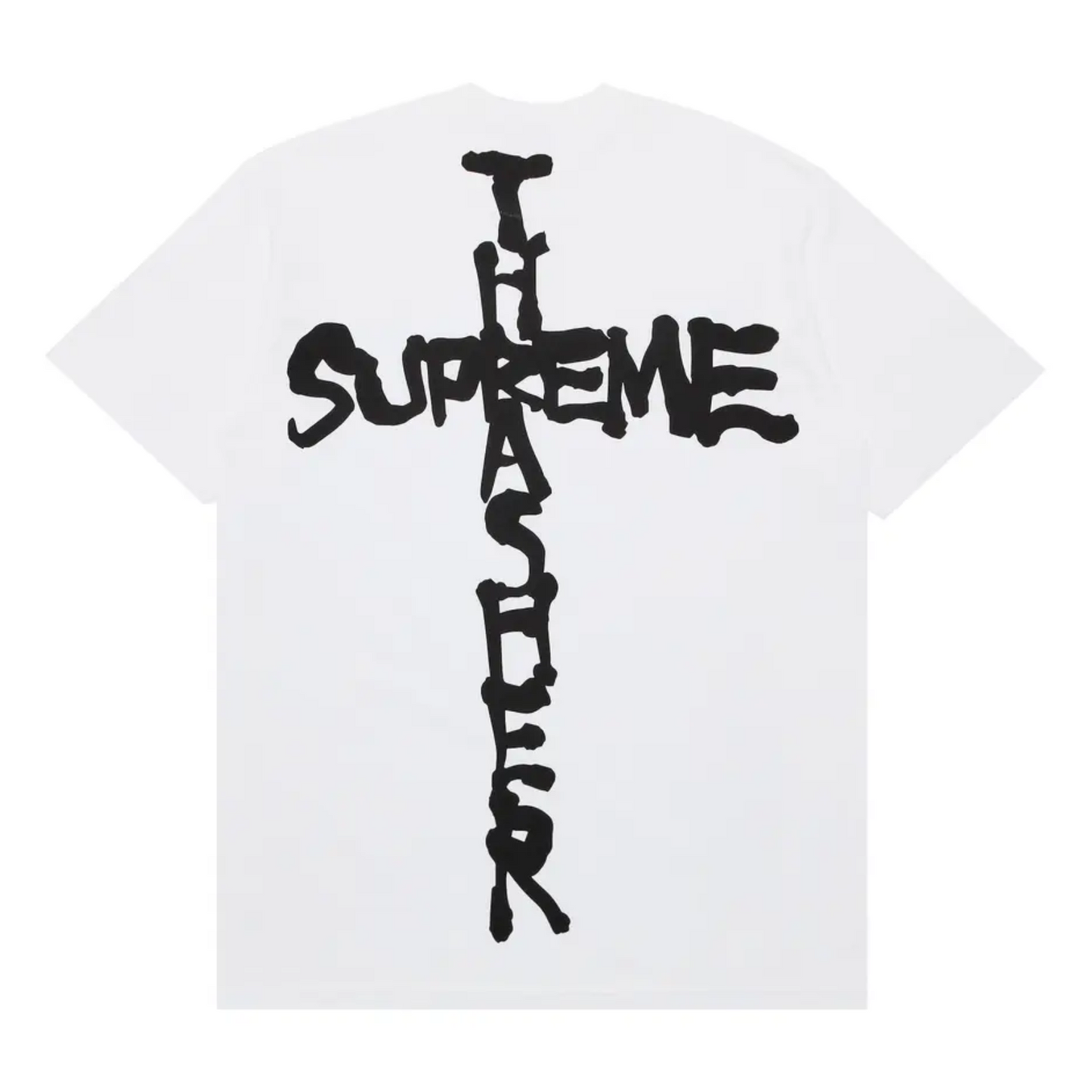 Polera Supreme x Thrasher Cross White