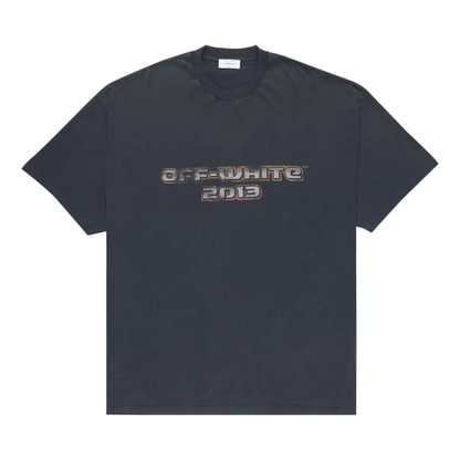 Polera Off-White Digit Bacchus Slim Fit Black/Multicolor - M