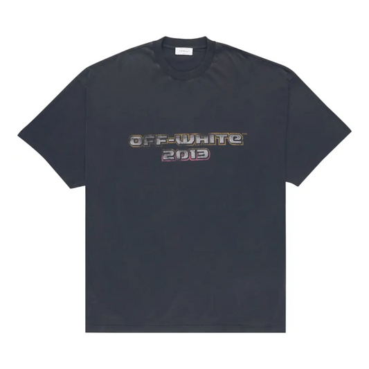 Polera Off-White Digit Bacchus Slim Fit Black/Multicolor - M