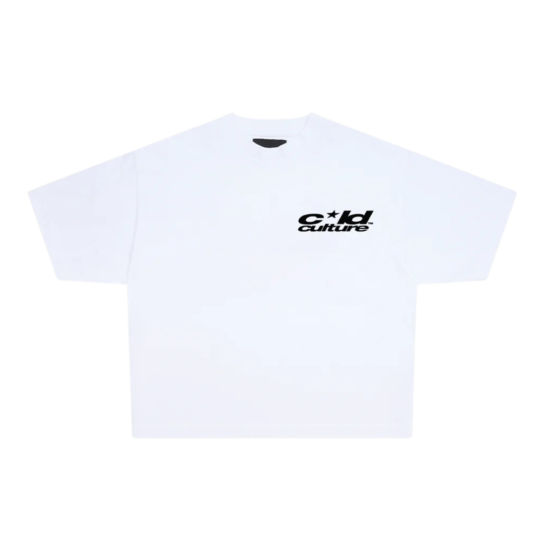 Polera Cold Culture Heart Ashtray White