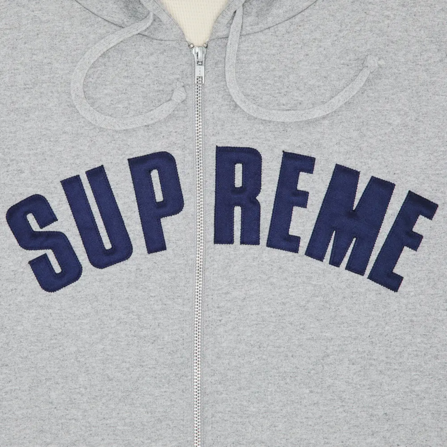 Poleron Supreme Arc Thermal Zip Up Heather Grey - L