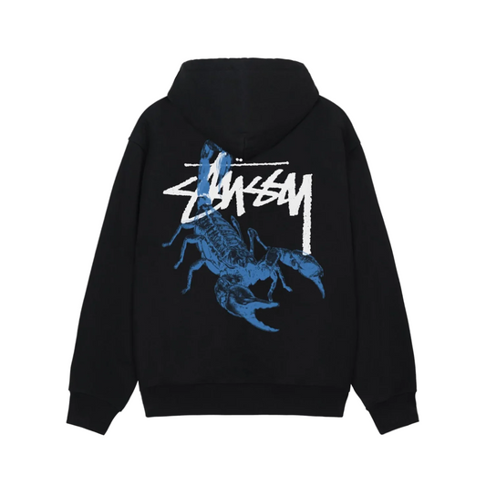 Poleron Stussy Scorpion Zip Up Black