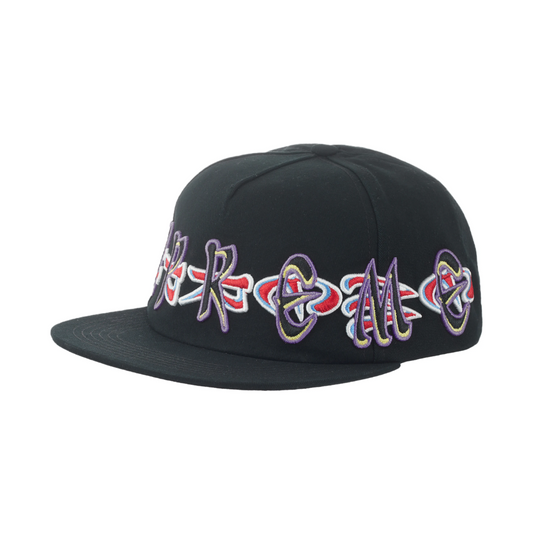 Gorro Supreme AOI Spellout 5-Panel Black