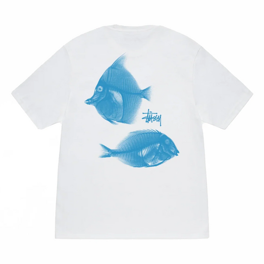 Polera Stussy X-Ray Fishin White
