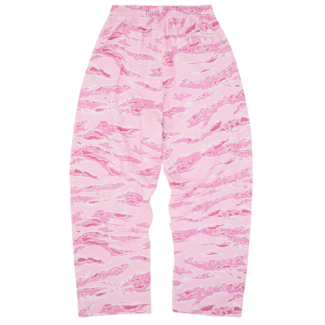 Pantalon Corteiz Puff Island Pink Tiger Camo