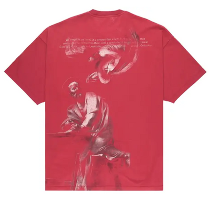 Polera Off-White St. Matthew Over T-Shirt 'Rio Red/Grey