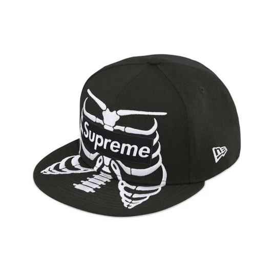 Gorro Supreme Bones Box Logo New Era Black