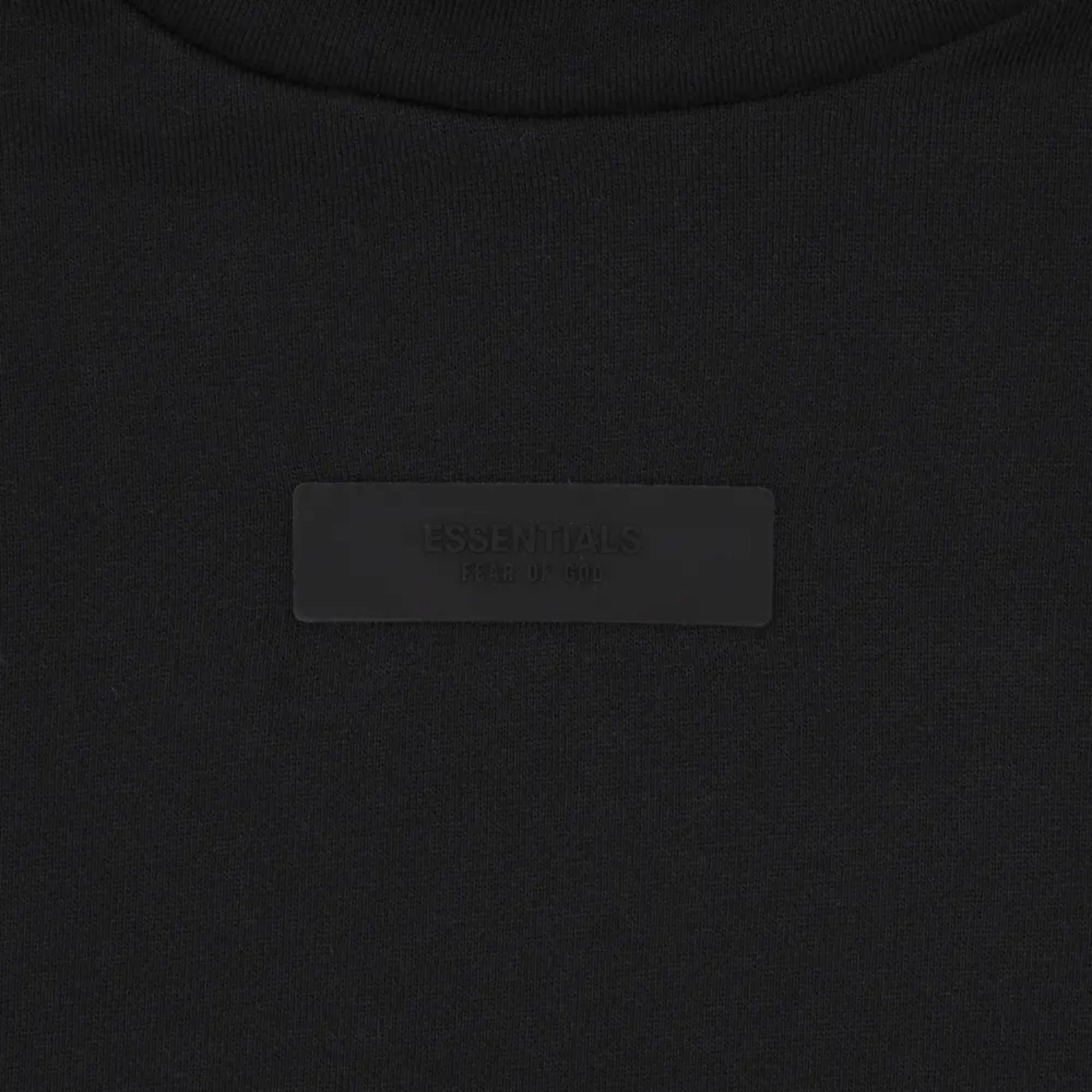Poleron Essentials Jet Black Pullover SS24