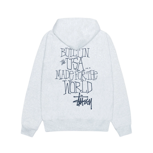 Poleron Stussy Built in Usa Ash Heather