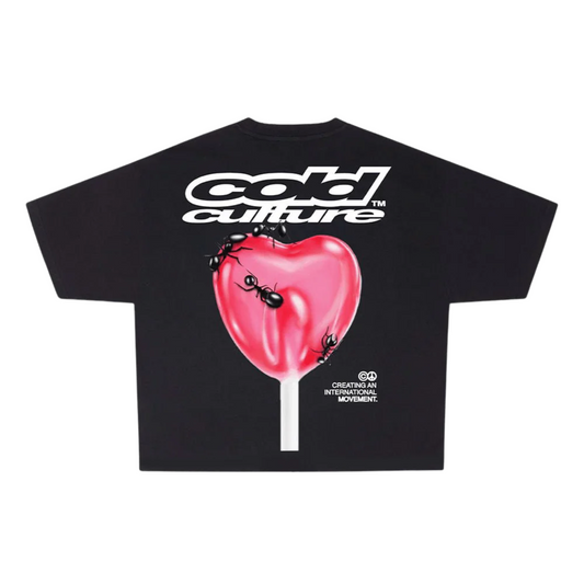 Polera Cold Culture Lollipop Black