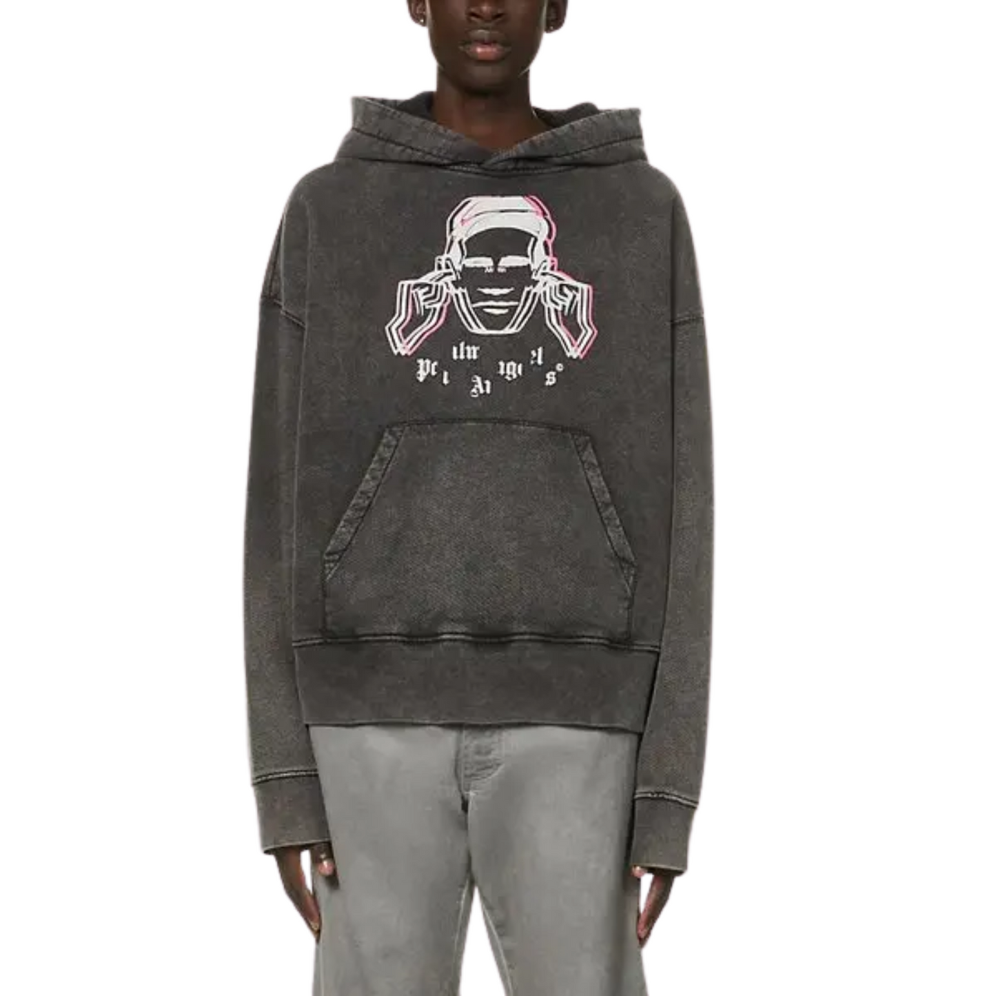 Palm Angels x Factory Records Faded Music Graphic-Print Hoodie