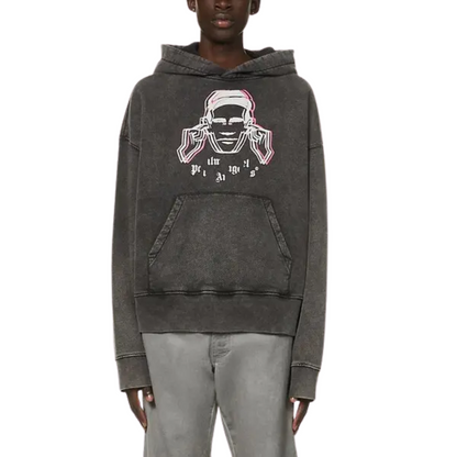 Palm Angels x Factory Records Faded Music Graphic-Print Hoodie
