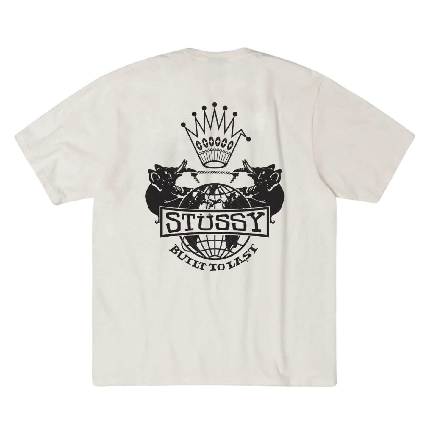 Polera Stussy Built to Last Pig Dyed Natural - XL