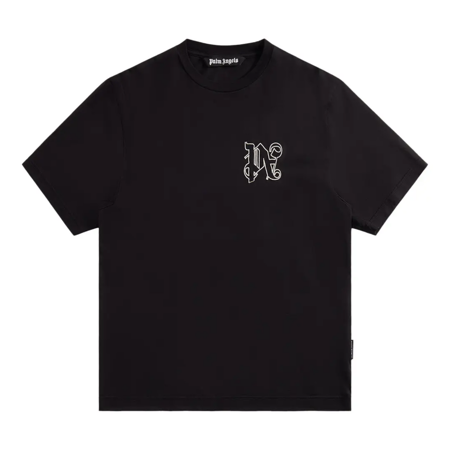 Polera Palm Angels Monogram Regular Black/Off White