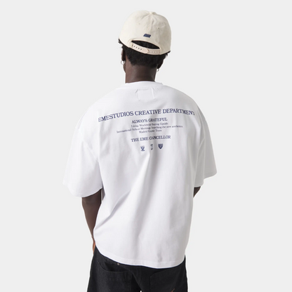 Polera Eme Studios Chancellor White
