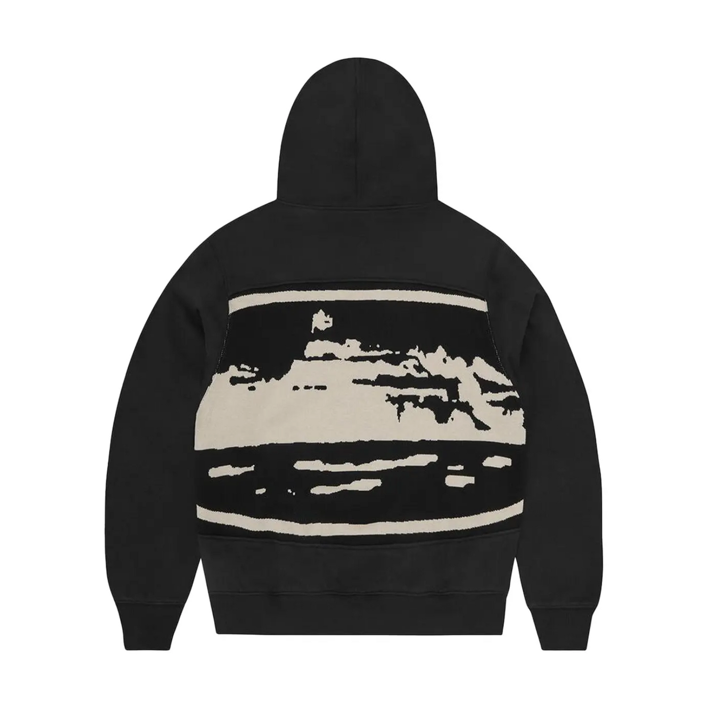 Poleron Corteiz Island Mixed Panel Zip Black - L