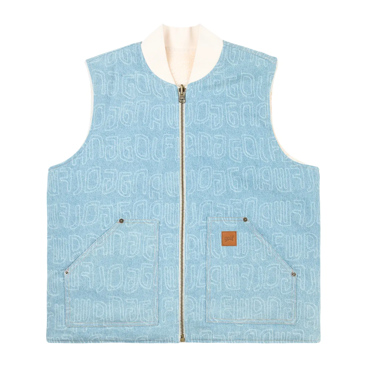 Chaqueta GOLF WANG Echo Denim Reversible Vest - L