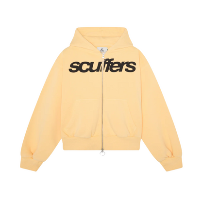 Poleron Scuffers Essential Yellow Zipper