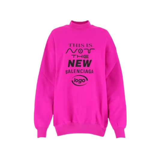 Poleron Balenciaga This Is Not Logo Pink