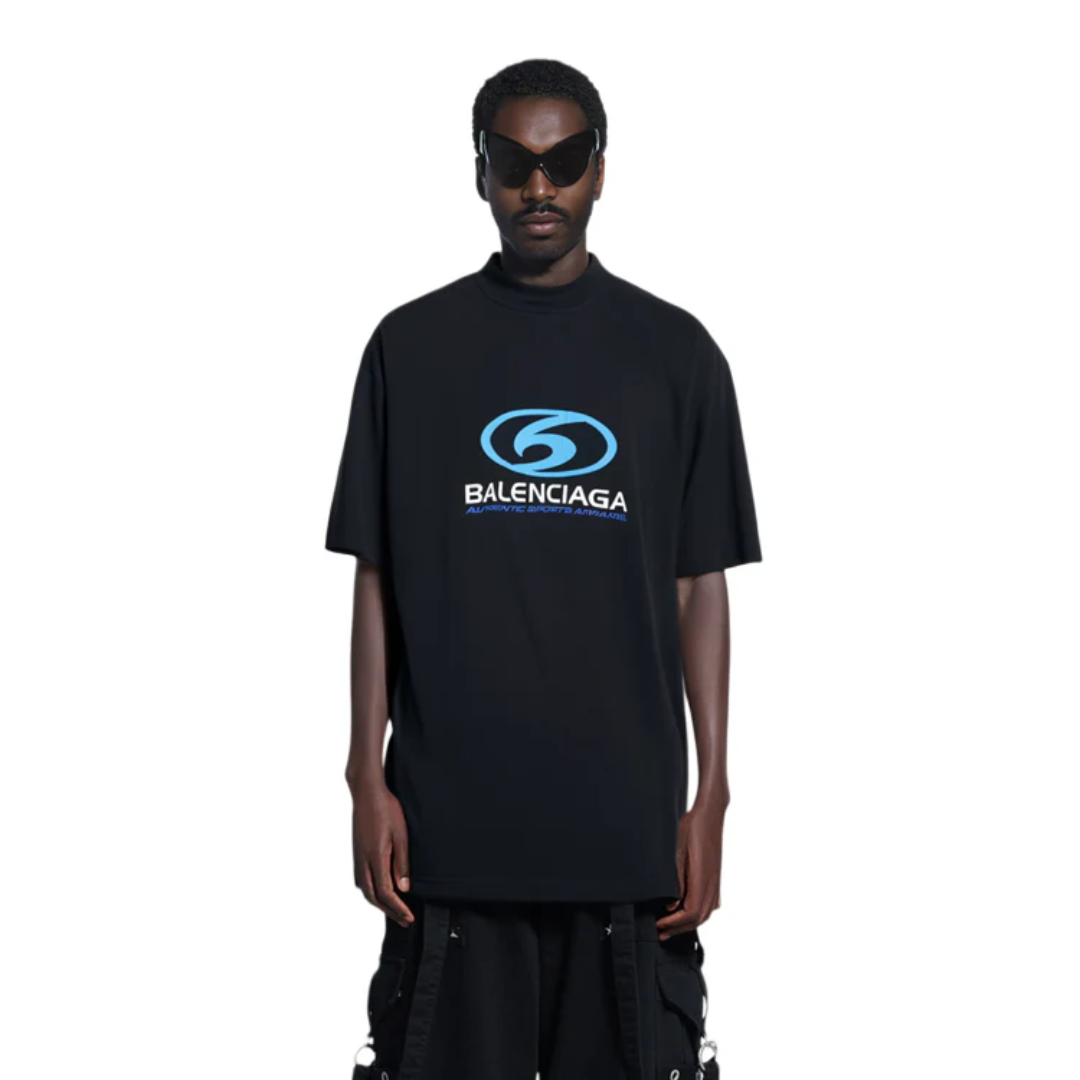 Polera Balenciaga Surfer Black