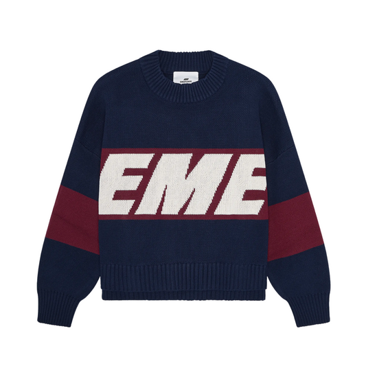 Sweater Eme Studios Thrill Indigo Knit - L