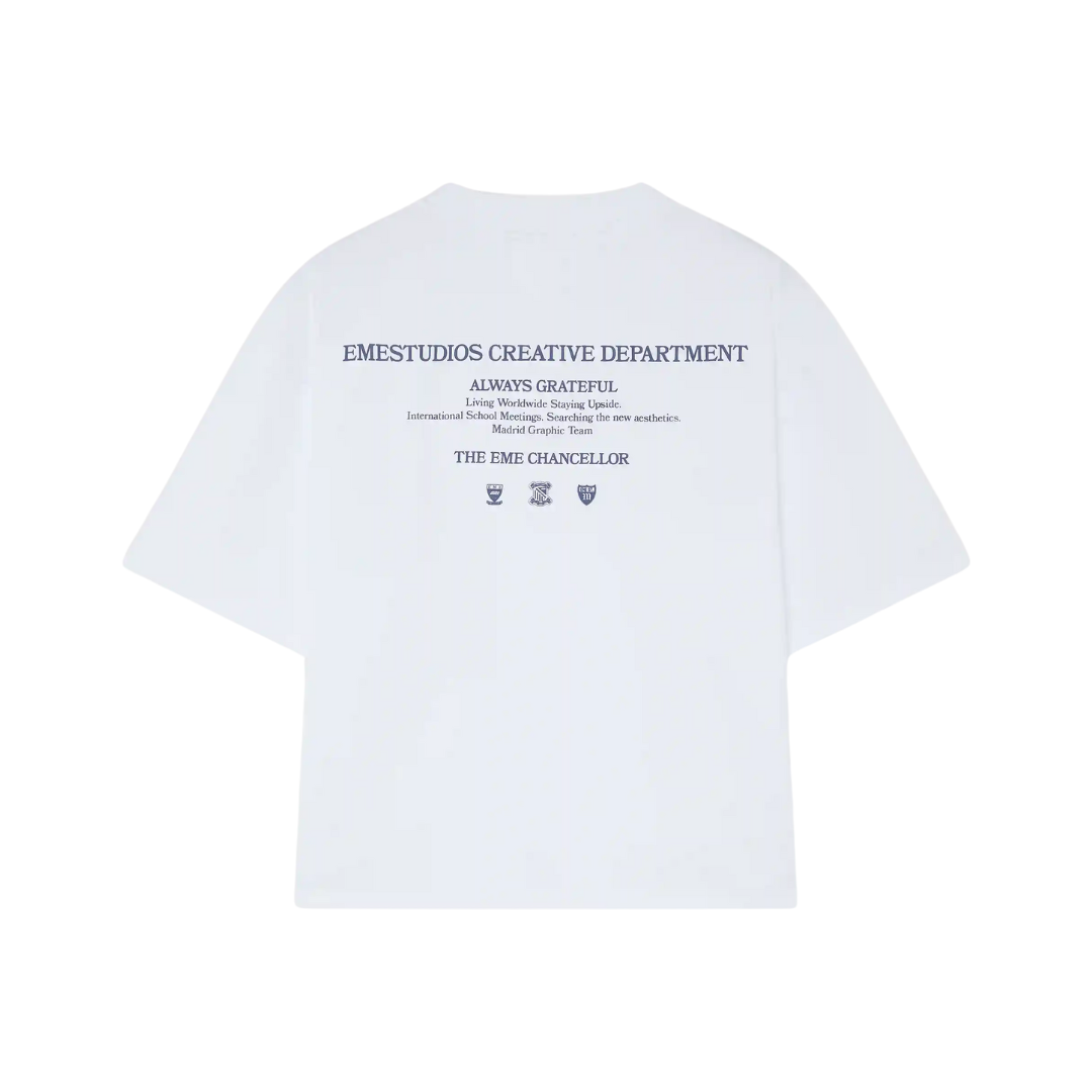 Polera Eme Studios Chancellor White