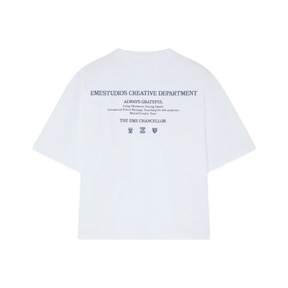 Polera Eme Studios Chancellor White