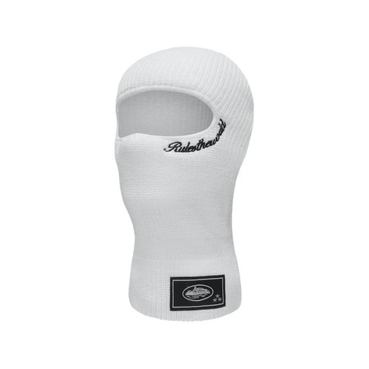 Corteiz Knit Balaclava White