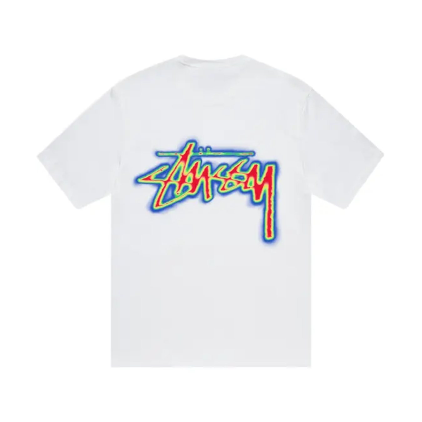 Polera Stussy Thermal Stock White