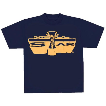 Polera HELLSTAR Jesus Emblem Navy