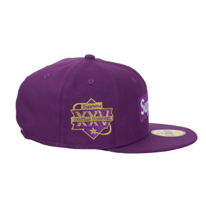 Supreme Championship Box Logo New Era 59fifty Purple