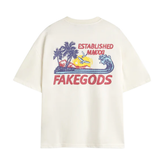 Polera Fake Gods Island Cream