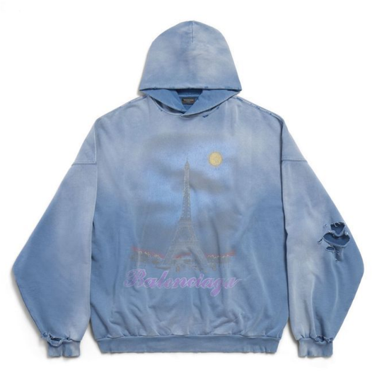 Poleron Balenciaga Paris Moon Hoodie Oversized