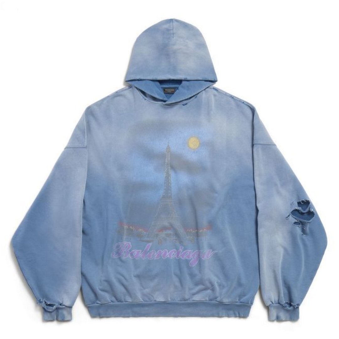 Poleron Paris Moon Hoodie Oversized