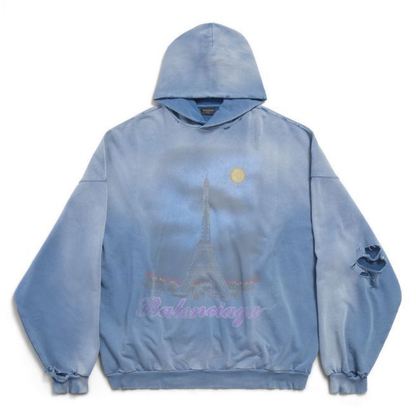 Poleron Paris Moon Hoodie Oversized