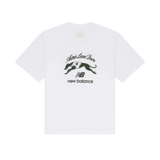 Polera Aimé Leon Dore x New Balance 997 Logo White