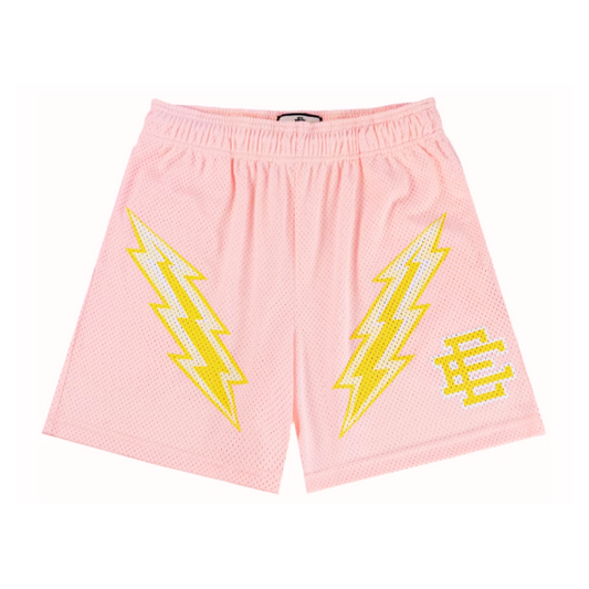 Eric Emanuel EE Short Rose Quartz Yellow Bolt - XL
