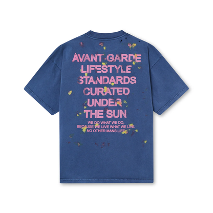 Polera Orggeil Reflexion Heavy Washed Navy
