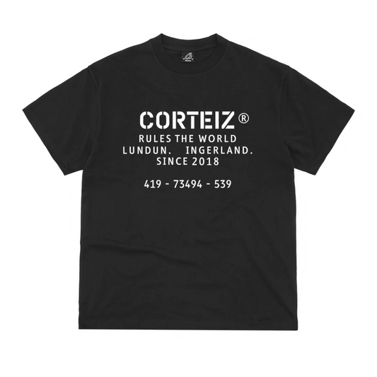 Polera Corteiz OG Stencil Black
