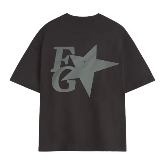 Polera Fake Gods Star Boxy Dark Grey